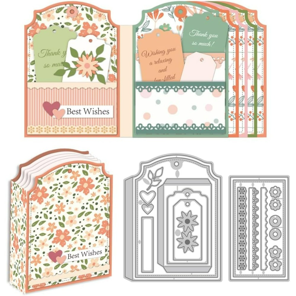 Picture Frame - Label longgar daun Die Cuts untuk