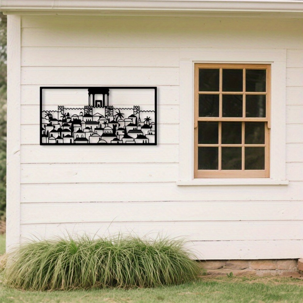 Wall Art - CIFBUY Seni Dinding Logam Patung Mural