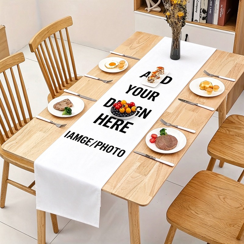 Taplak Meja Hitam/Putih untuk  - Table Runner ulasan dan harga