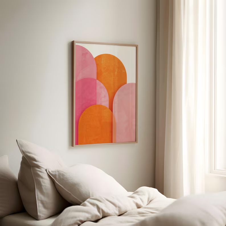 Gambar Poster Lukisan Kanvas C - Interior Design Living Room ulasan dan harga