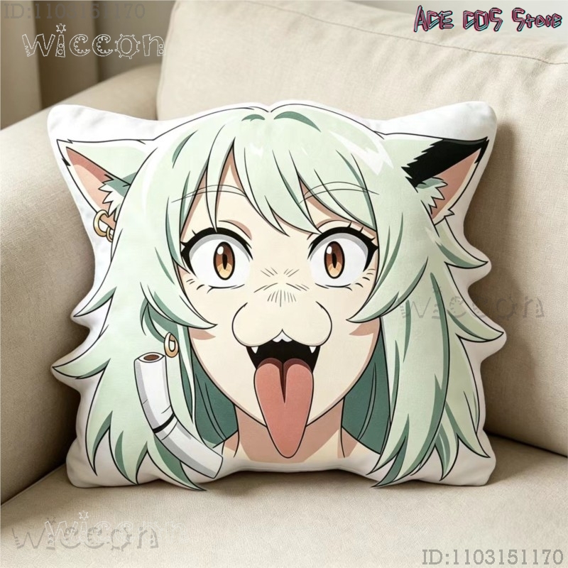 Cosplays Chainsmoker Cat Yanik - Throw Pillow ulasan dan harga
