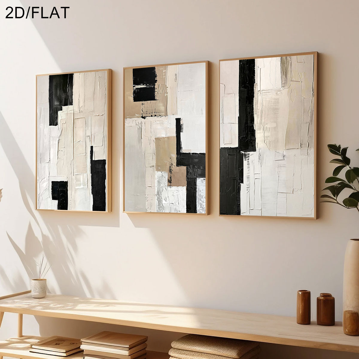 3PCS Tanpa Bingkai, 3pcs/Set P - Abstract Canvas Set ulasan dan harga
