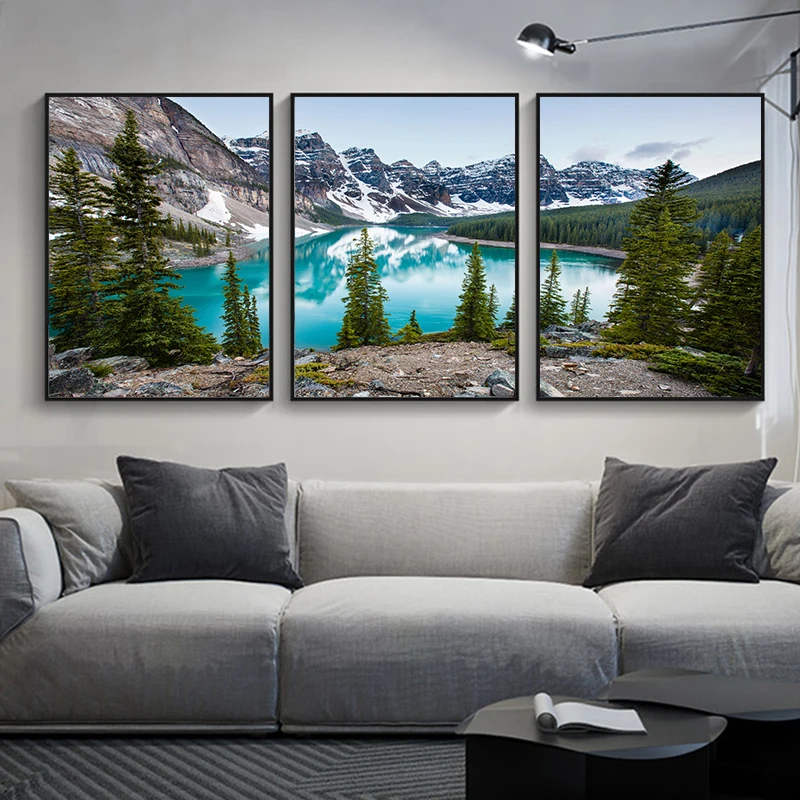 3 Buah/Set Gambar Poster Kanva - Abstract Canvas Set ulasan dan harga