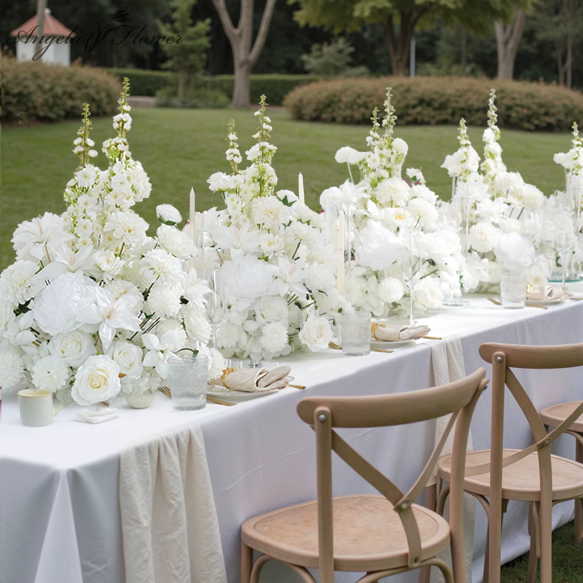 A8966 Bunga Hias Tengah Meja B - Table Runner ulasan dan harga