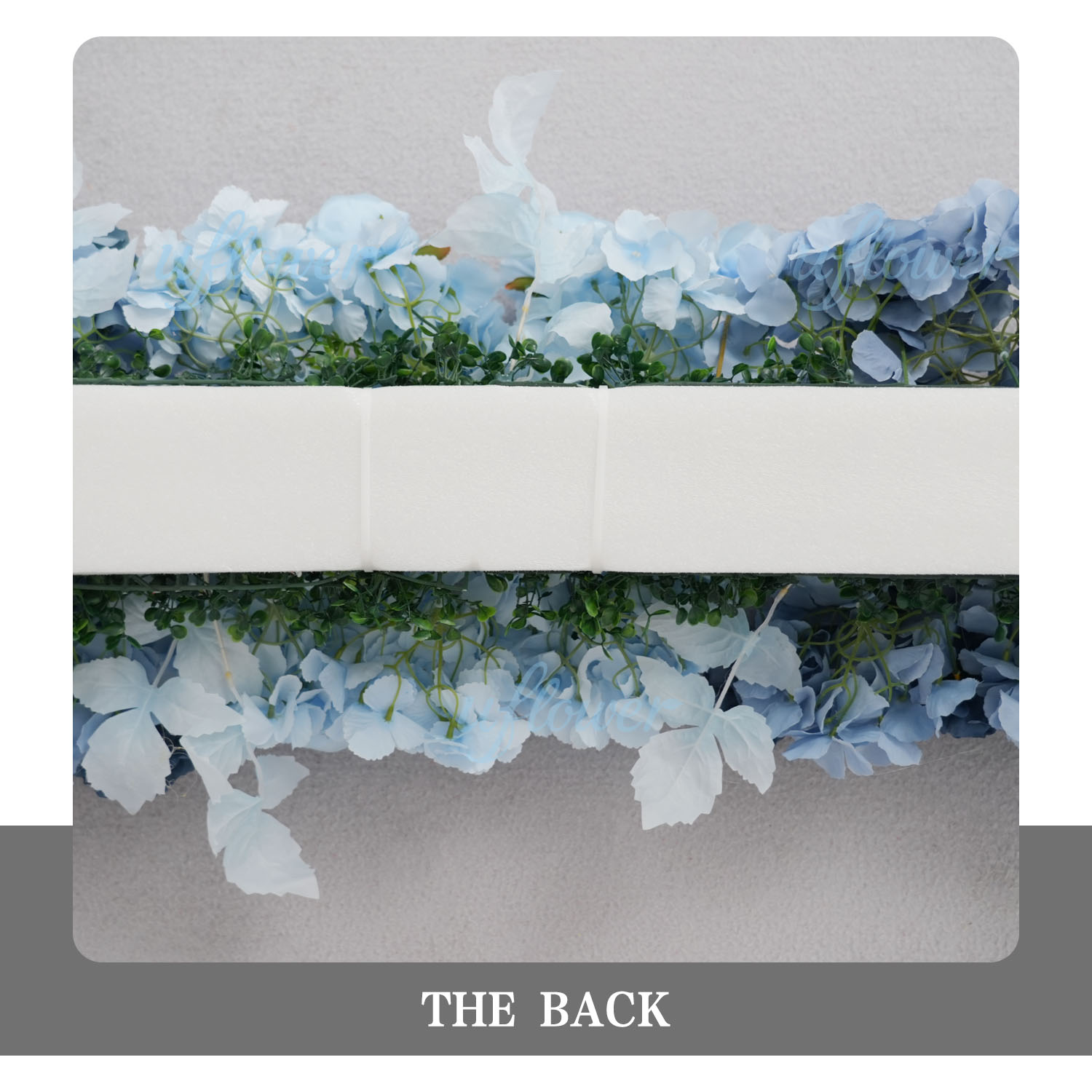 Rangkaian Bunga Mawar Biru Bua - Table Runner ulasan dan harga